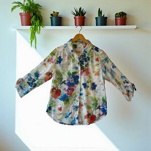 Alfred Dunner Colorful Floral‎ Blouse